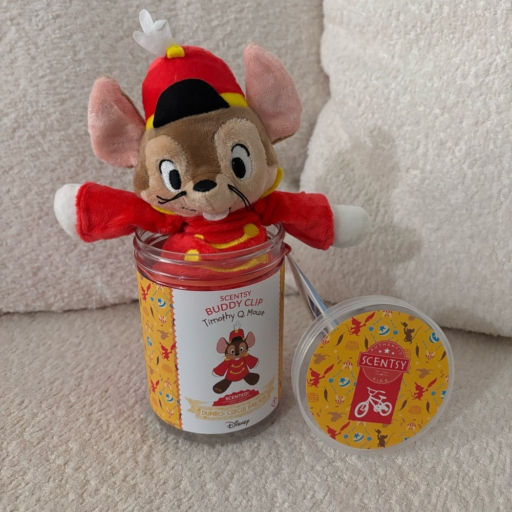Scentsy X Disney | Buddy Clip Timothy Q Mouse Dumbo Circus Parade